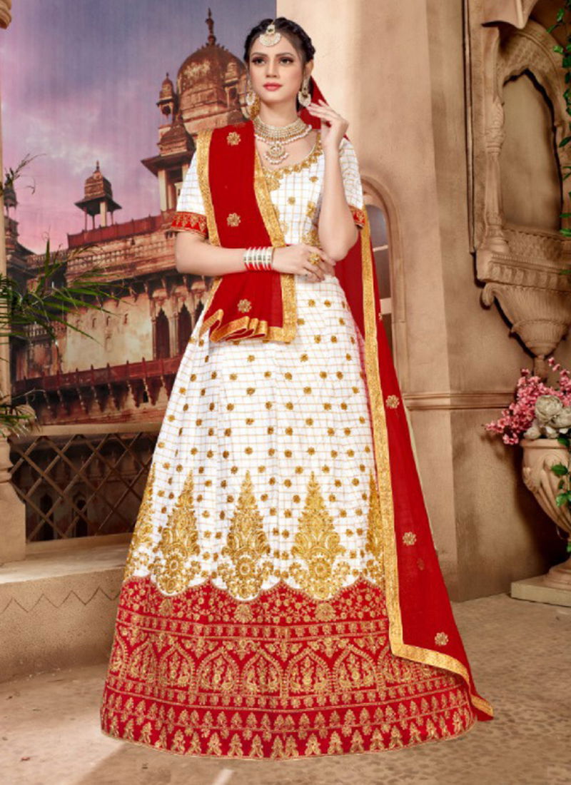 Aroma Silk Designer Wedding Party Wear Embroidered Lehenga Choli Collection 4001-4006